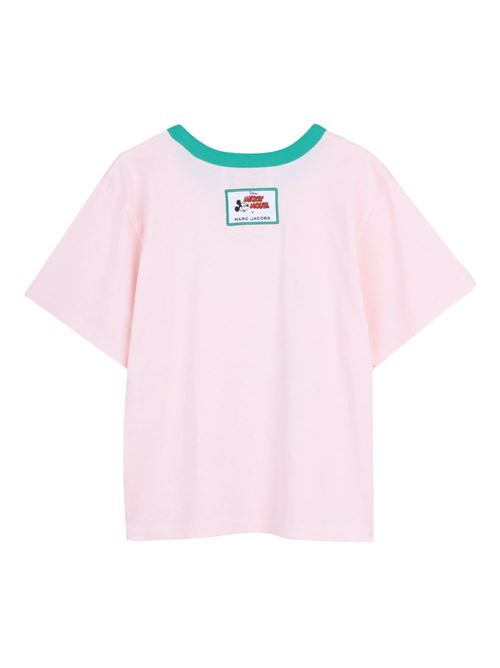 T-shirt bambina Marc Jacobs rosa con Topolino tennis MARC JACOBS Kids | W60743475